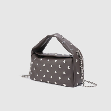 Streetwear Style Studded Rivet Pu Women's Handbags 2