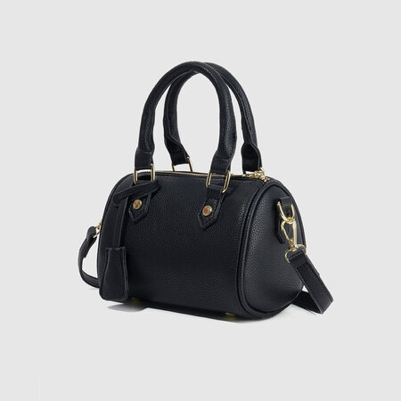 Casual Style Metal Hardware Solid Color Pu Women's Boston Bag 2