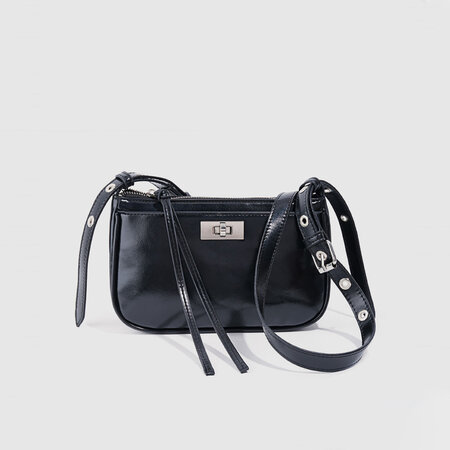 Office Style Metal Hardware Solid Color Pu Women's Crossbody Bags