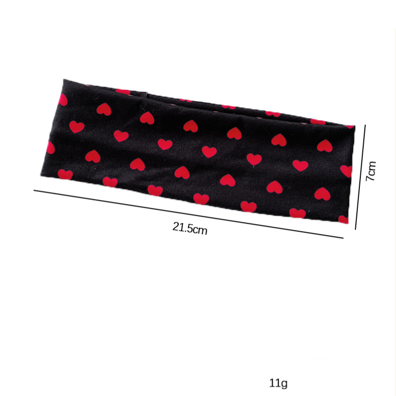 Diademas de tela de color liso de la serie Simple Sweet Heart h5 Imagen6