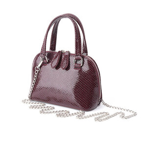 Bolsos de mano de mujer de PU de color liso estilo Old Money h5 Imagen2