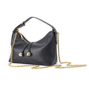 Bolsos de mano minimalistas de color liso de PU para mujer h5 Imagen3