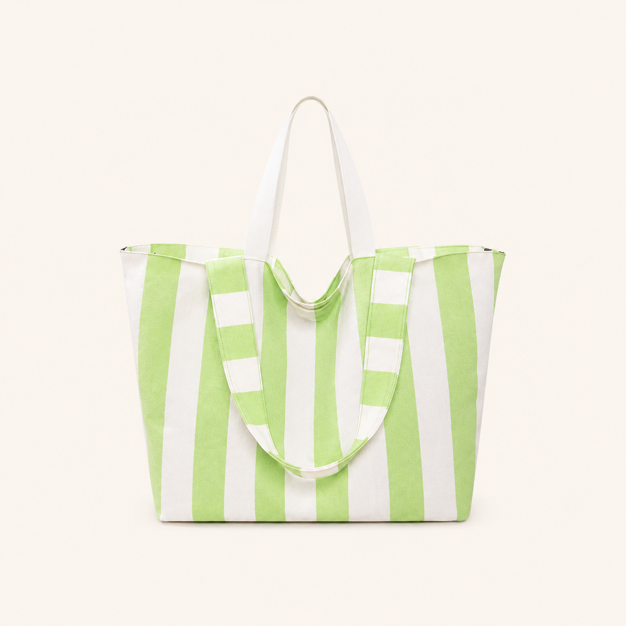 Casual Style None Stripe Canvas Women's Tote Bag 2