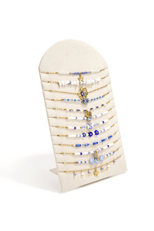Set di collane in ceramica placcate oro 14 carati, perline, serie Daily Simple, gioielli da donna. h5