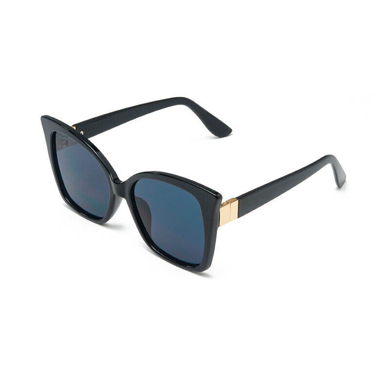 Simple Series Daily zonnebril met luipaardprint en kleurverloop.
