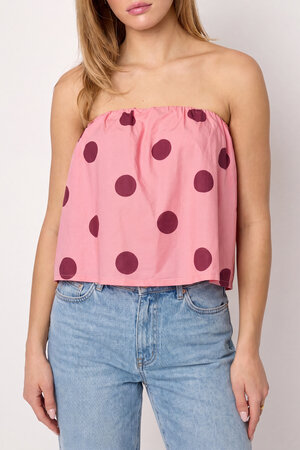 Strapless Polkadot Top h5 Picture3