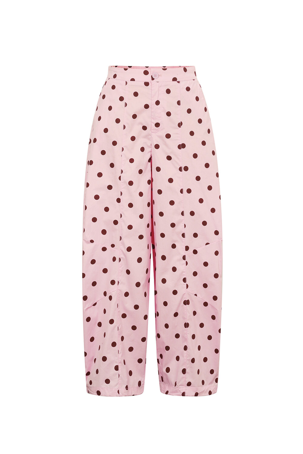 Pantalon bouffant à pois