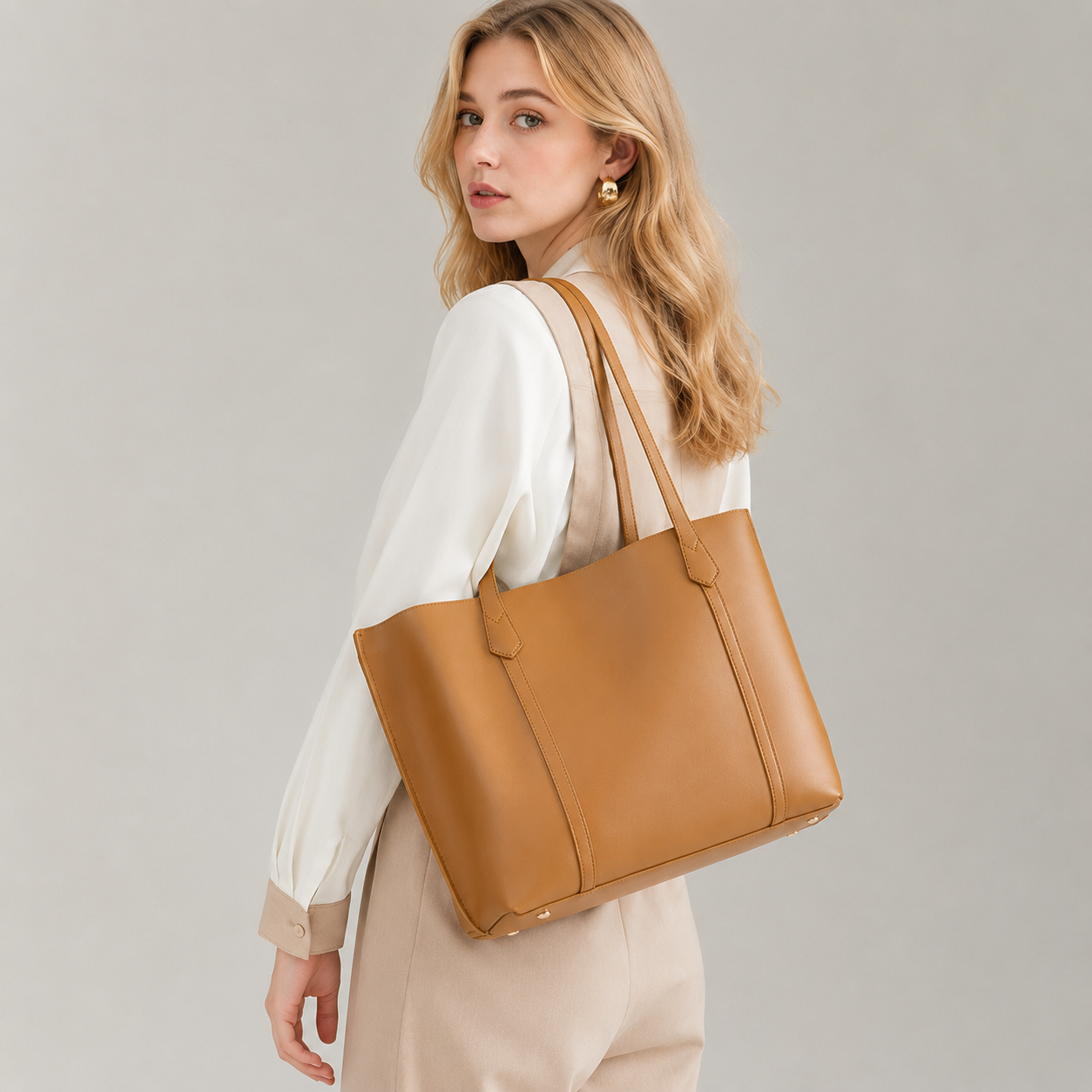 1 Piece Portable PU Women's Tote Bags h5 Picture2
