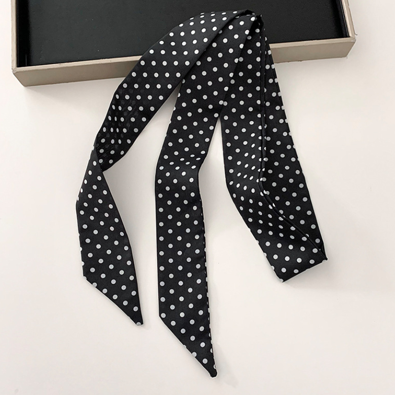 Eenvoudige serie casual effen polyester zomer sjaals met stippen