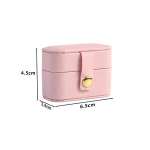 Cajas de joyería rectangulares de PU de la serie Simple Daily h5