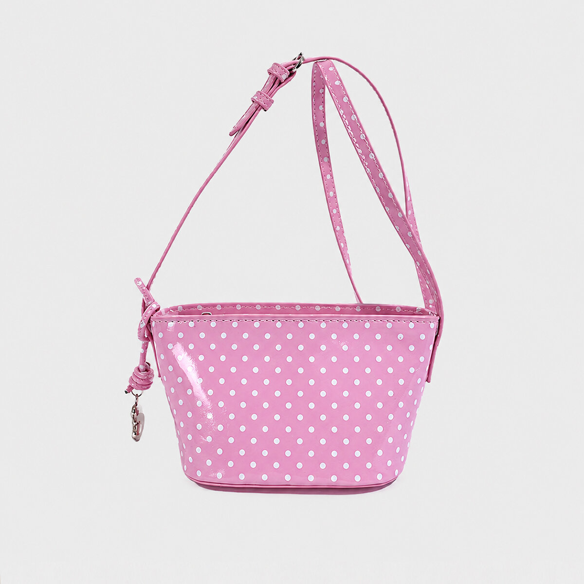 Sacs bandoulière femme en PU à pois style décontracté