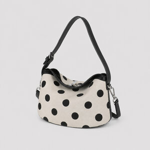Sac bandoulière femme en tissu à pois style décontracté h5 Image3