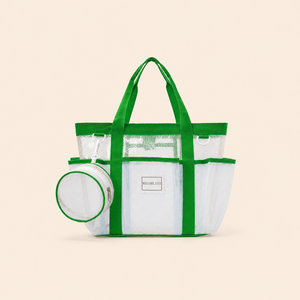 Borsa tote da donna in PVC trasparente, stile vacanza. h5 Immagine2