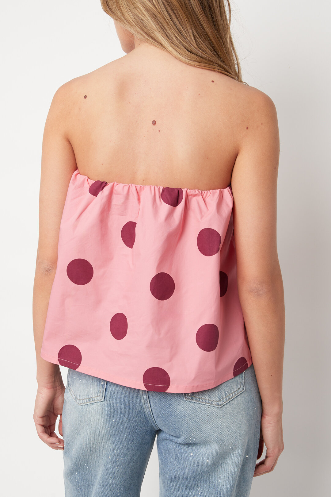 Strapless Polkadot Top Picture5