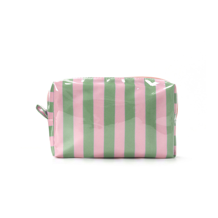 Simple Series Daily Stripe make-uptassen van PVC in diverse kleuren.