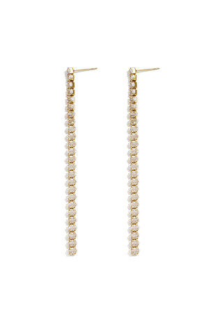 Elegante Hängeohrringe Aus Edelstahl Mit Kette, Perfekt Für Festliche Anlässe Und Partys. Luxuriöse Damenschmuckserie. h5