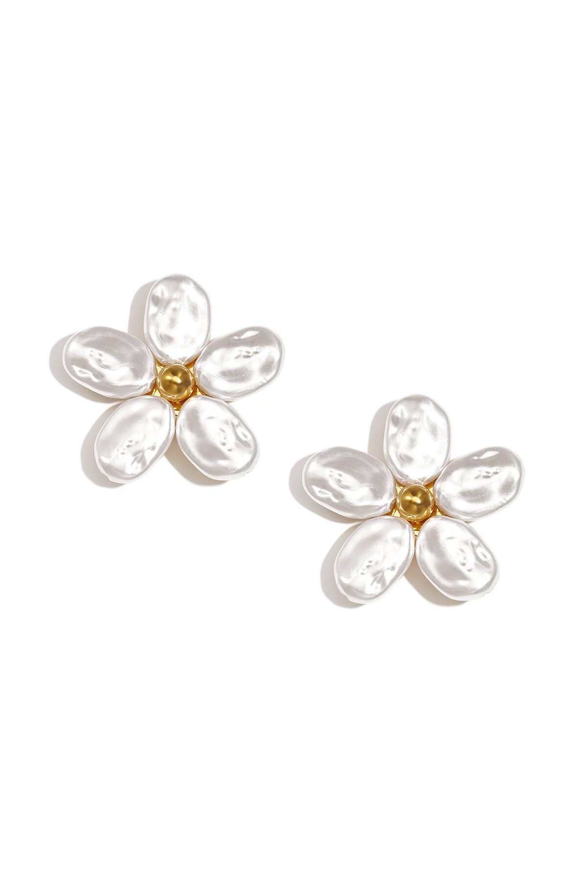 Boutons de manchette Fleur Simple Acier Inoxydable Accessoires du quotidien