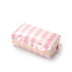 Trousses de maquillage Simple Series Daily Stripe en PVC multicolores h5 Image2