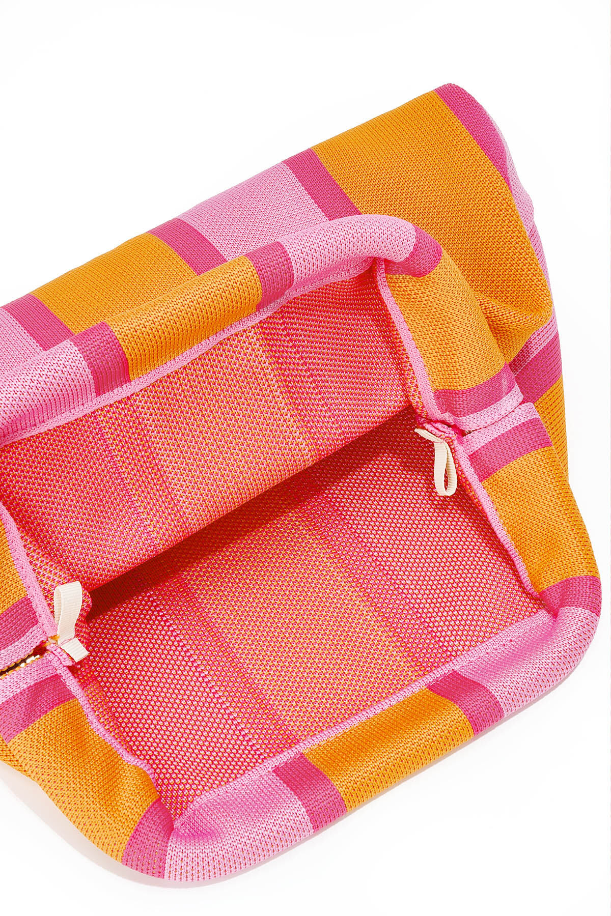Borse a tracolla a righe in poliestere con accessori h5 Immagine4