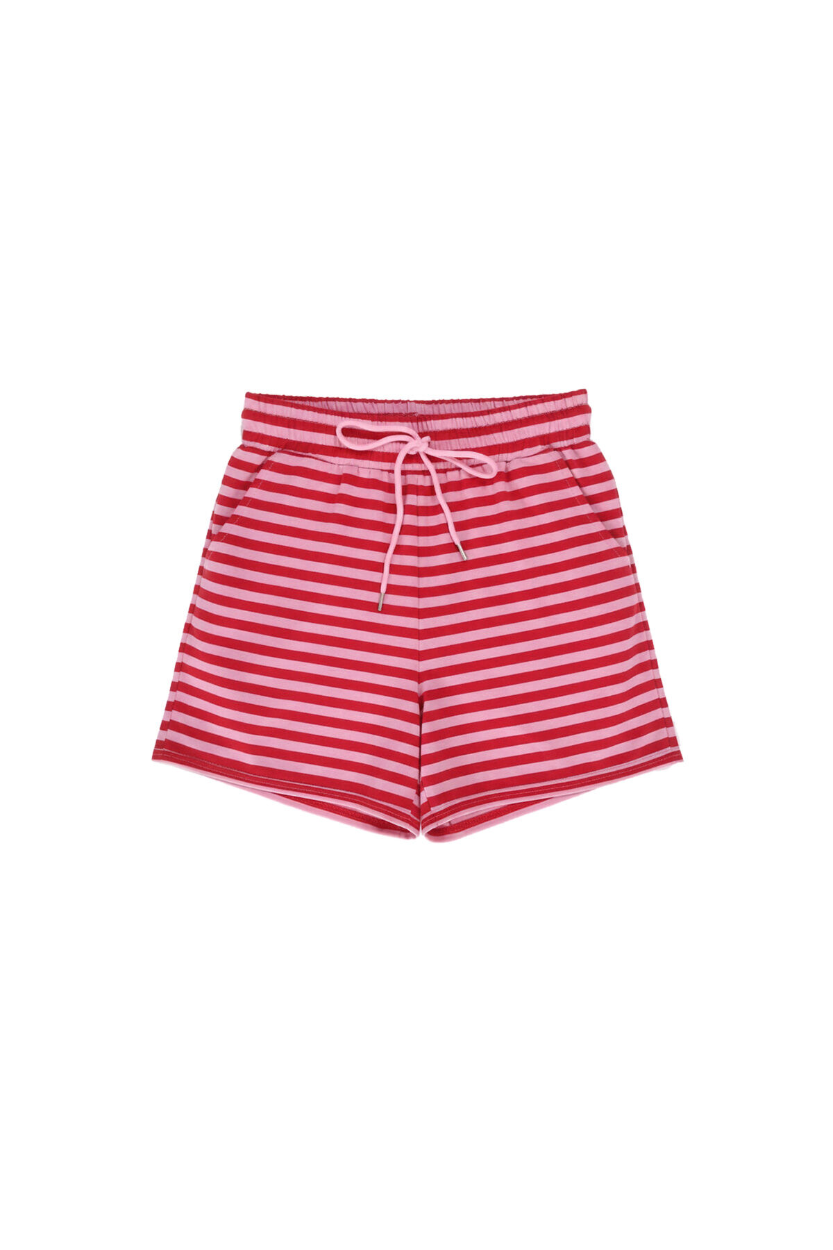 Pantalones cortos de algodón a rayas, ropa informal de primavera/verano 