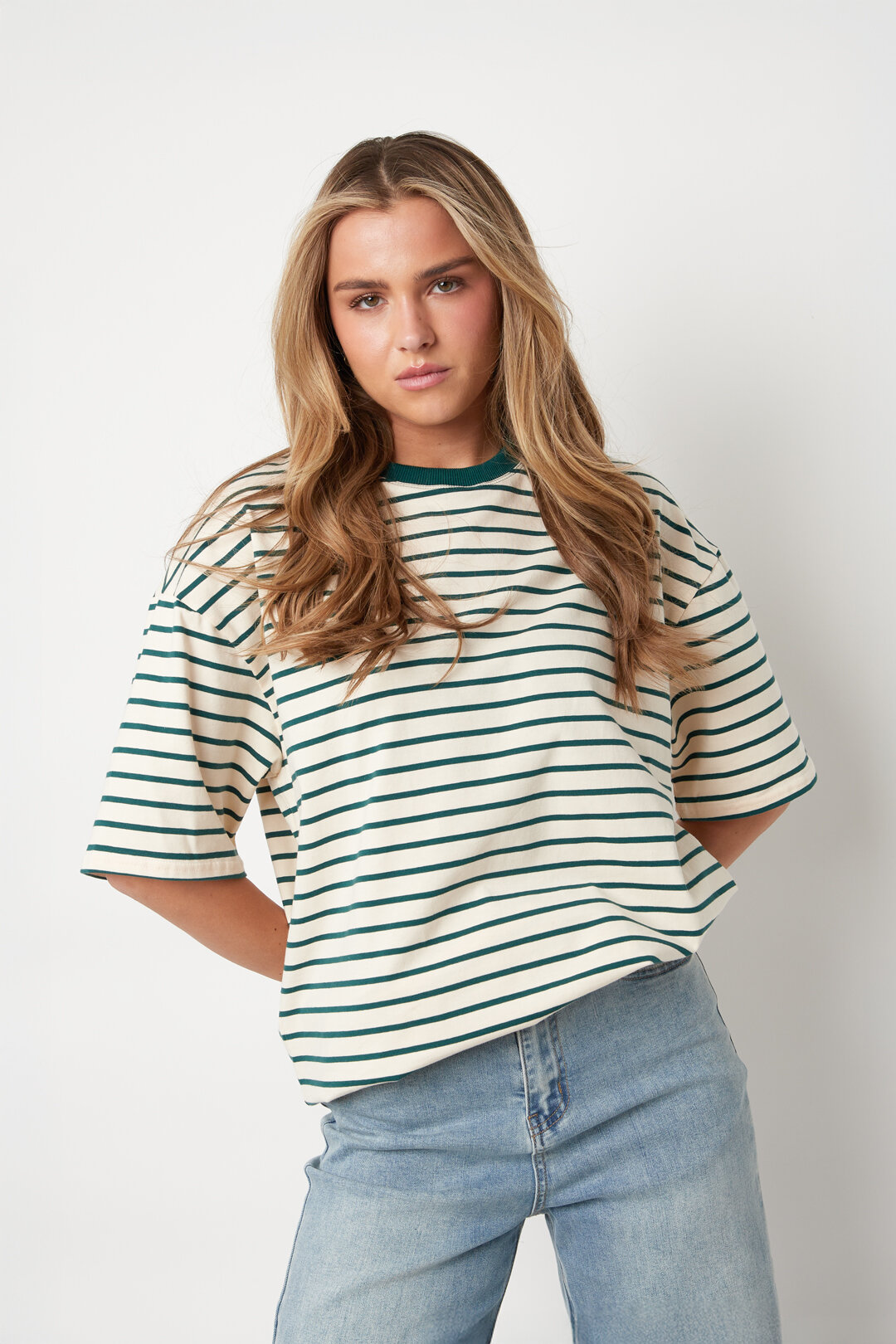 Blocked Striped Tee Picture4