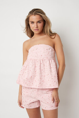 Sparkle Peplum Top And Shorts Set h5 Picture6