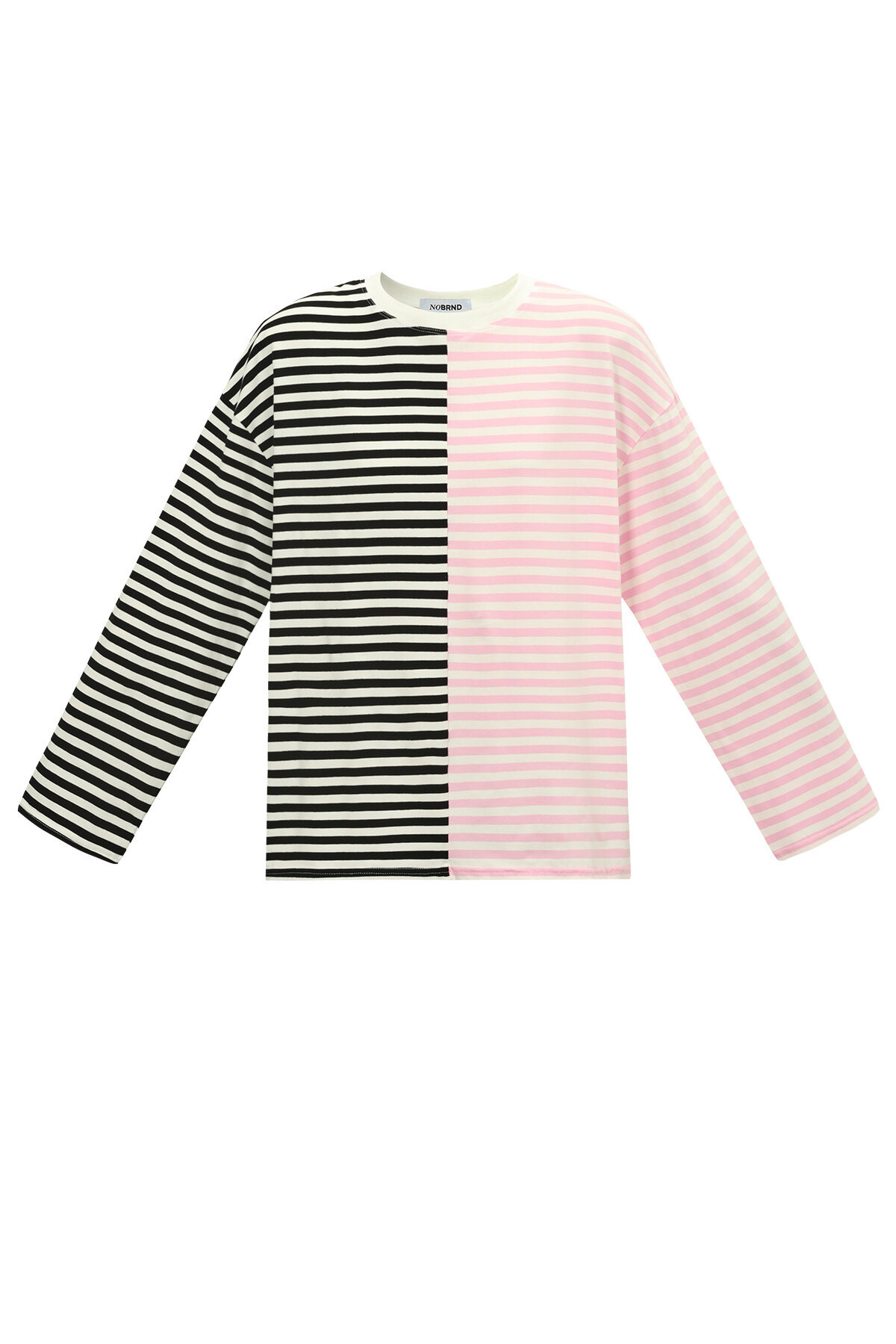 Gestreept shirt met lange mouwen 