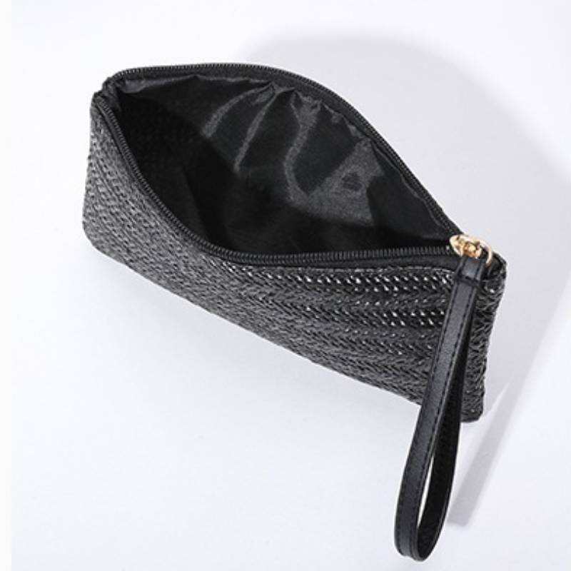 Casual Style Woven Solid Color Woven Raffia Women's Square Bag h5 Picture4