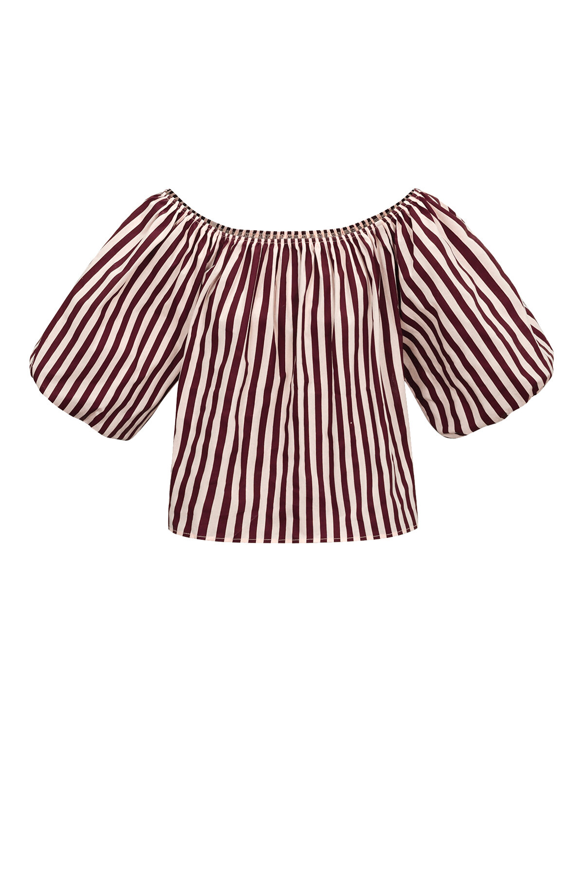 Blusa de manga larga a rayas h5 