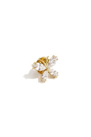 Brooches Butterfly Casual Stainless Steel Daily Accessories h5 Picture3