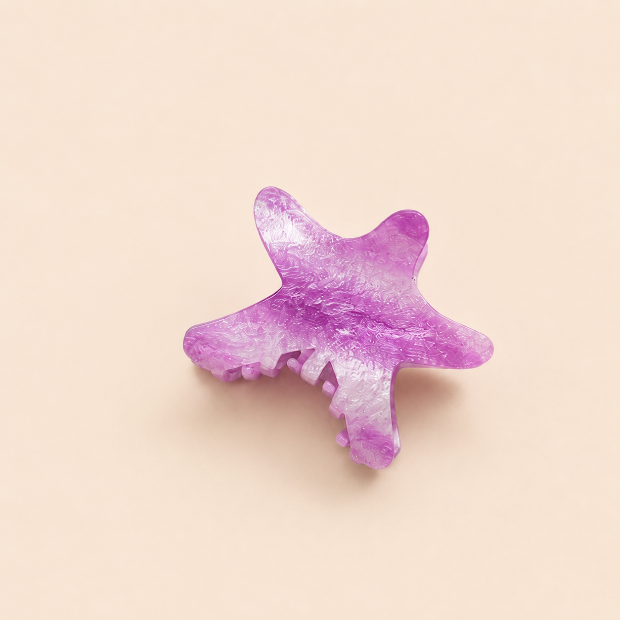 Simple Series Natural Solid Color Oceanic Style Starfish Gradient Color Acrylic Hair Claws Picture2