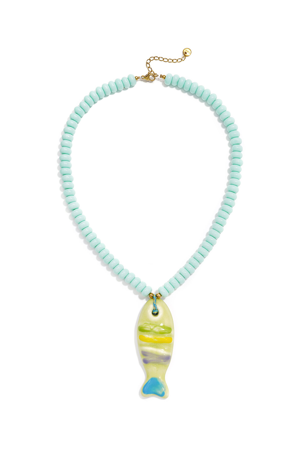 Collane in ceramica con perline, serie "Fiori, Vacanze/Spiaggia, Romantiche", gioielli da donna. Immagine2