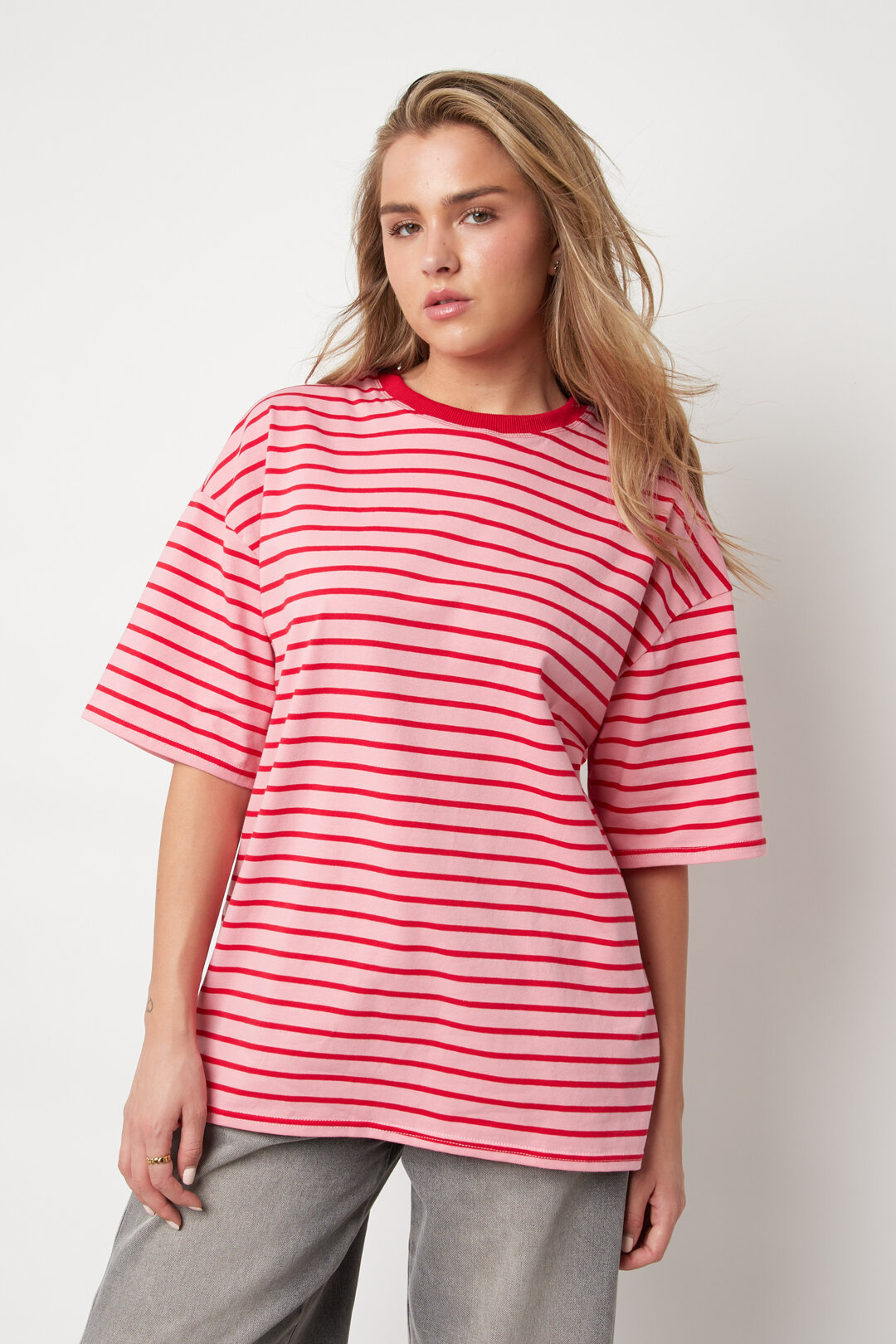 Blocked Striped Tee Picture7