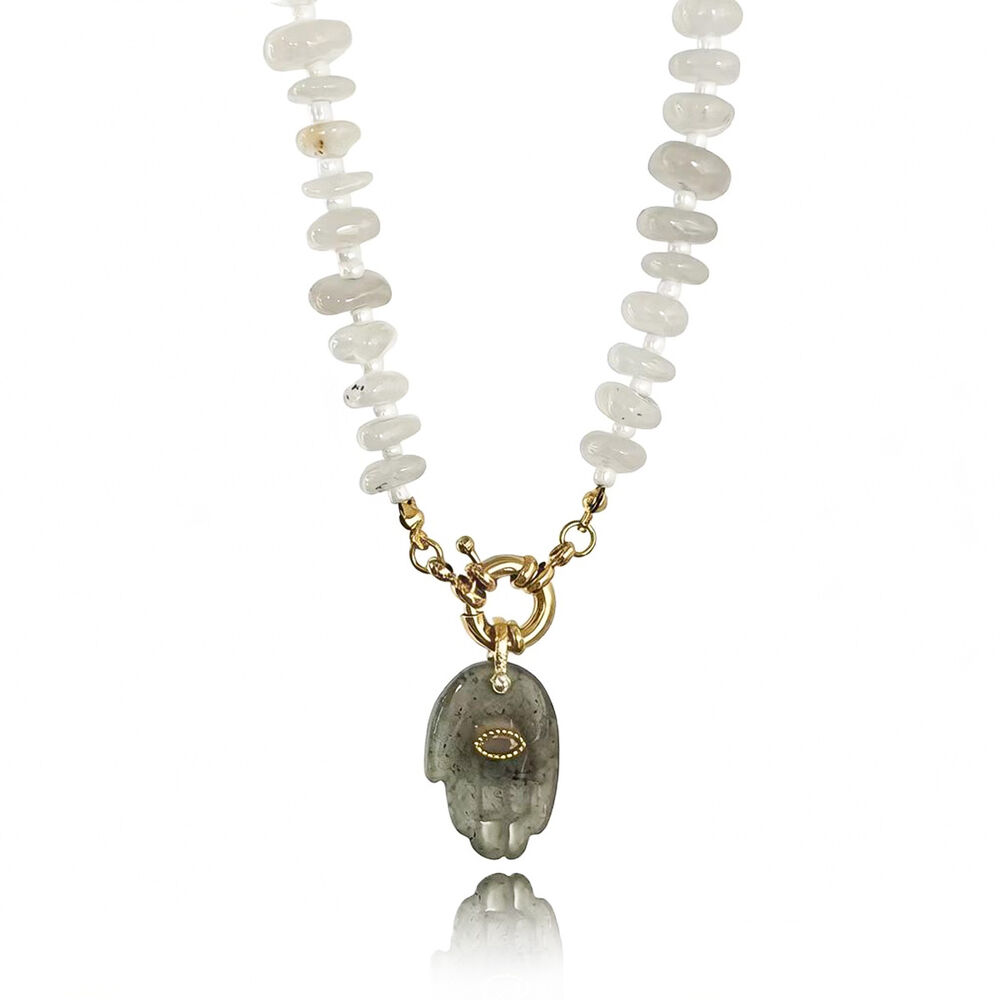 Romantic Series Sweet Irregular Shape Beads Crystal Women's Beaded Necklaces
