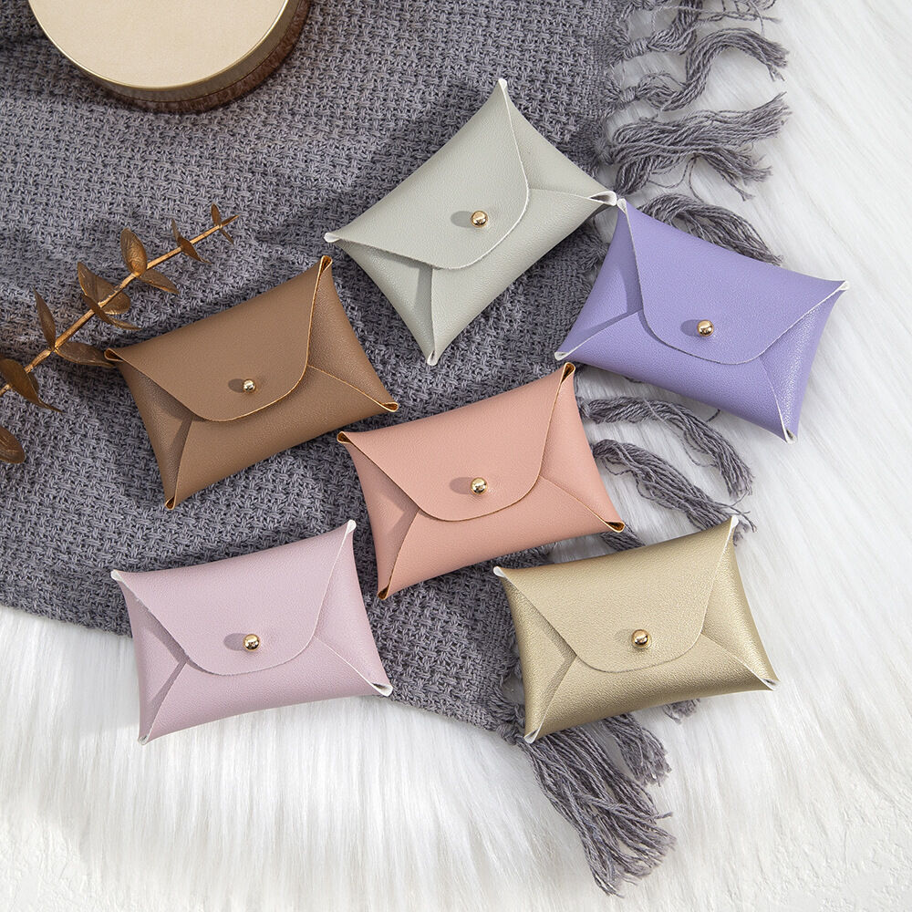 Solid Color Pu Jewelry Bags