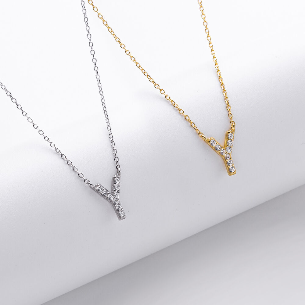Colliers Pour Femmes En Argent Sterling 925, Couleur Couleur, Collection Simple Series Daily Letter h5Image3