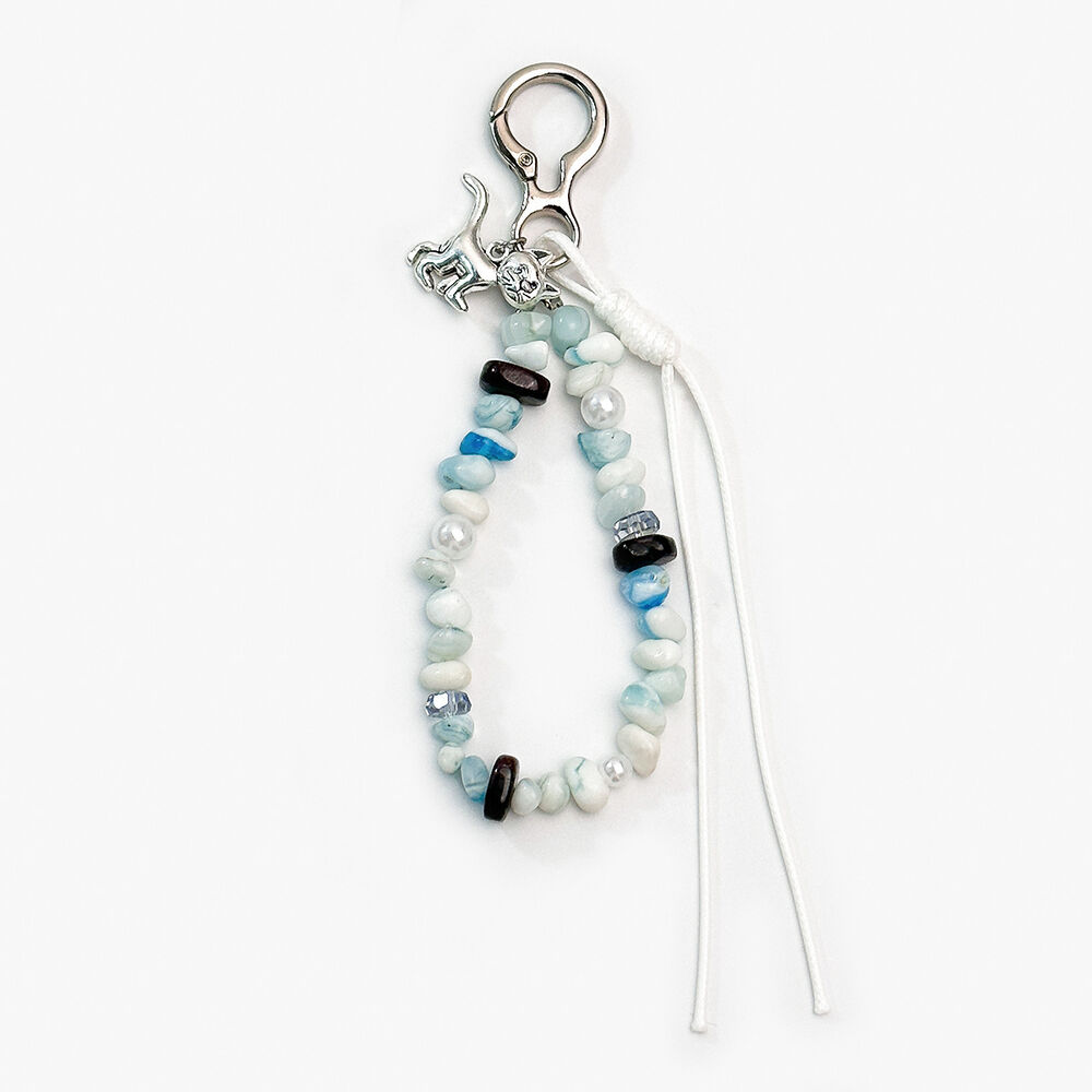Simple Series Casual Animal Twist Beads Stone Natural Stone Bag Charms