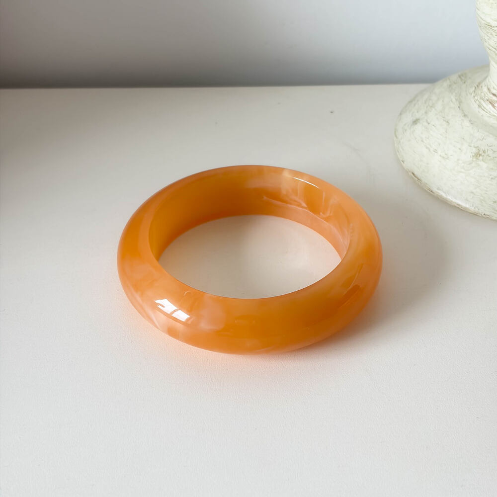 Brazaletes De Resina Con Degradado De Color Para Mujer