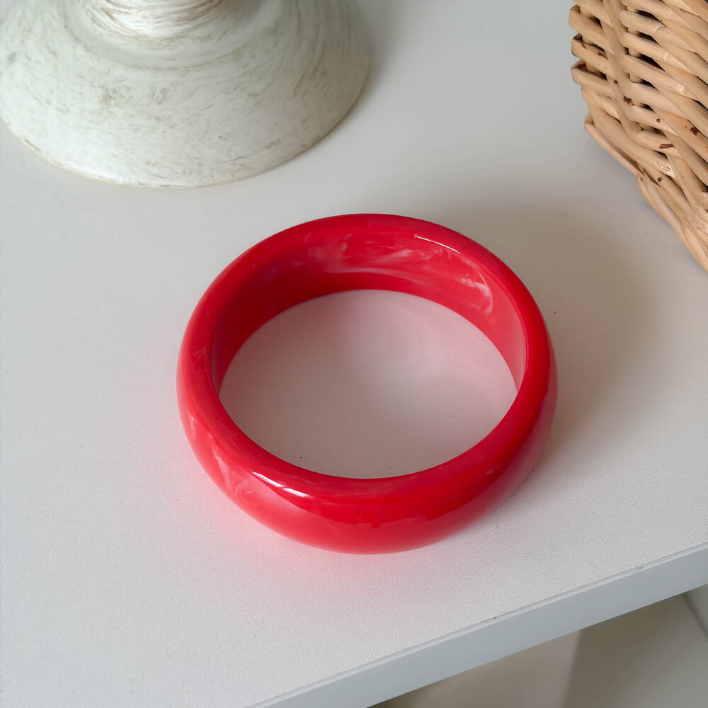 Brazaletes De Resina Con Degradado De Color Para Mujer