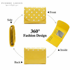 Stile Casual, Senza Pois, Pu, Portafogli E Porta Carte Quadrati Da Donna h5 Immagine4