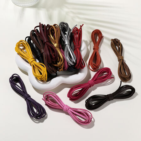 Simple Series Diy Solid Color Pu Stringing Materials