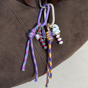 Simple Series Casual Twist Beads Mixed Color Fish Resin Bag Charms h5 Picture3