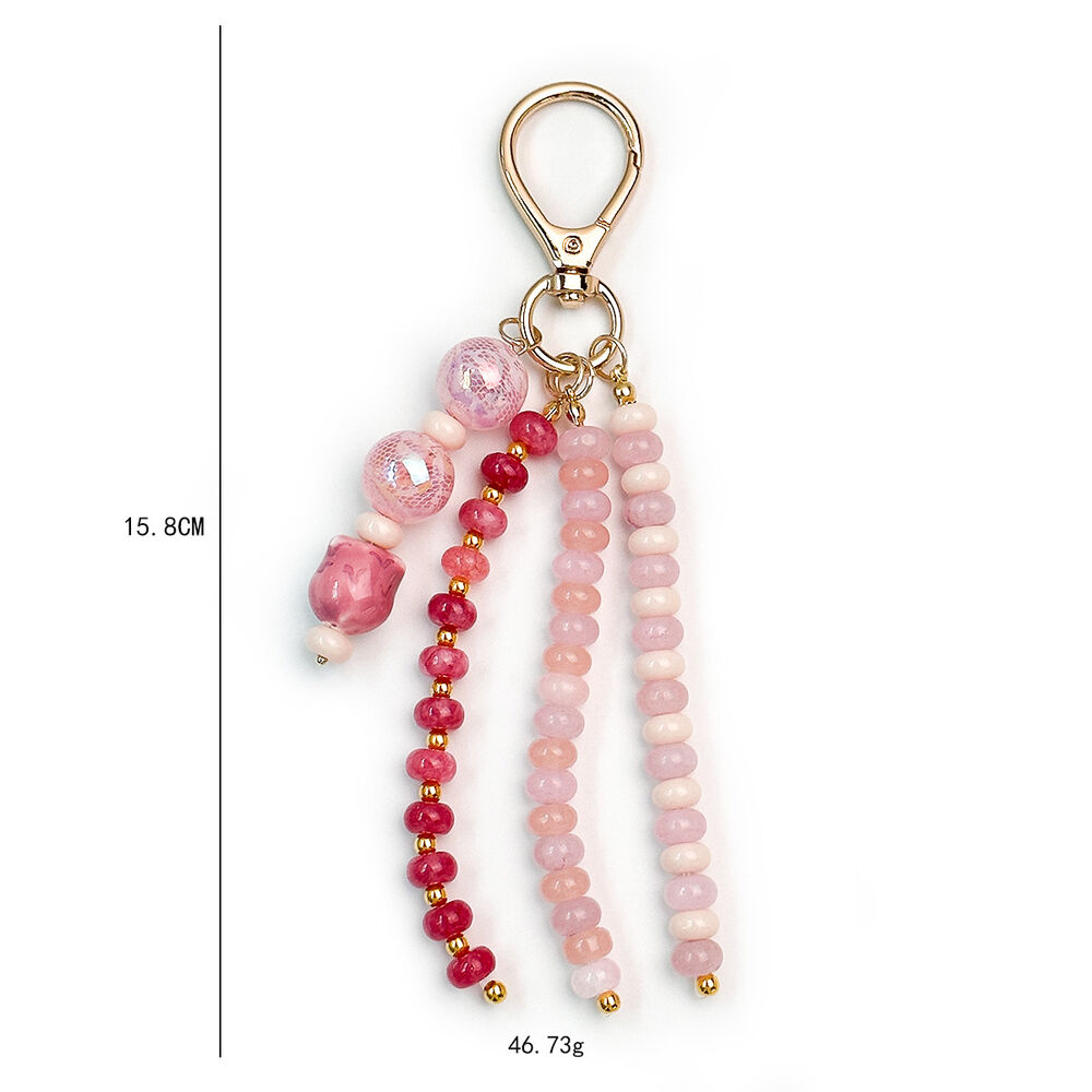Simple Series Casual Beads Mixed Color Birds Agate Natural Stone Bag Charms h5Picture4