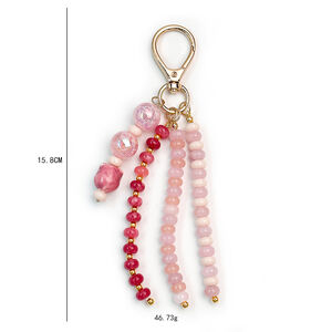 Simple Series Casual Beads Mixed Color Birds Agate Natural Stone Bag Charms h5 Picture4