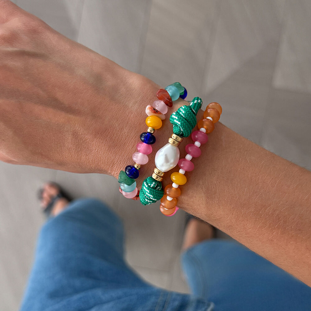 Harzperlen-Seil-Armbandsets Für Damen Bild2