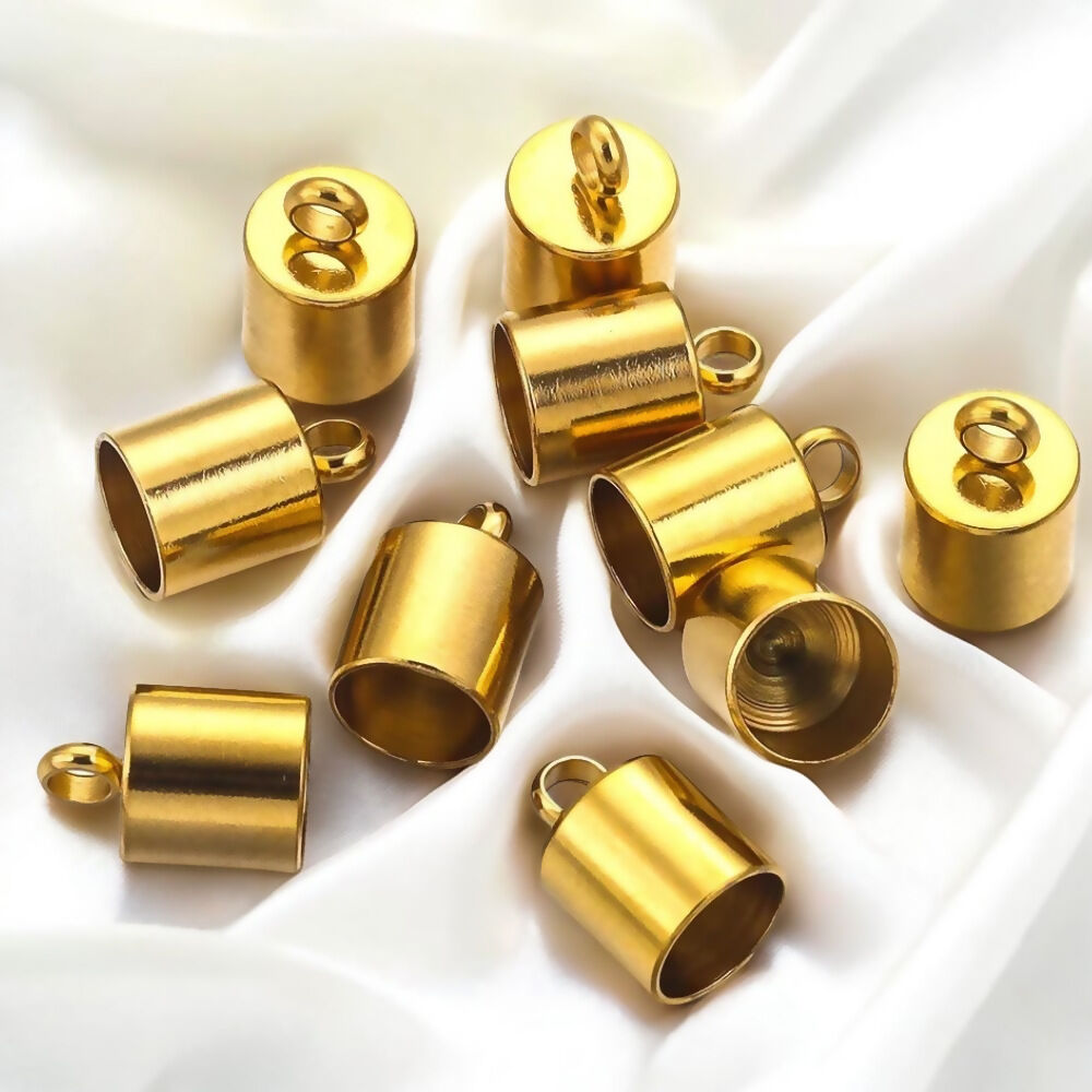 Componentes De Joyería Sencillos De Acero Inoxidable De Color Sólido, Impermeables Y De Color Dorado. h5Imagen2