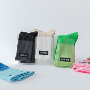 Slight Bounce Basic Gradient Mid-Calf Socks h5 Picture2