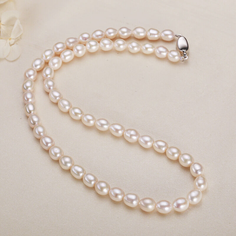 Romantic Series Elegant Beads Freshwater Pearls Women's Pearl Necklace h5 Picture2