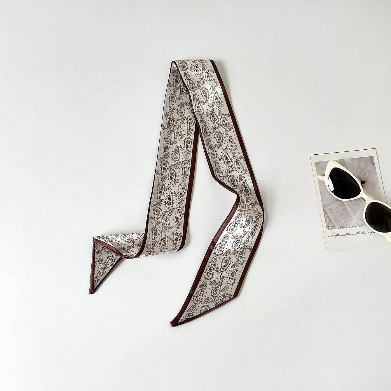 Marrone chiaro/100*9cm Immagine2