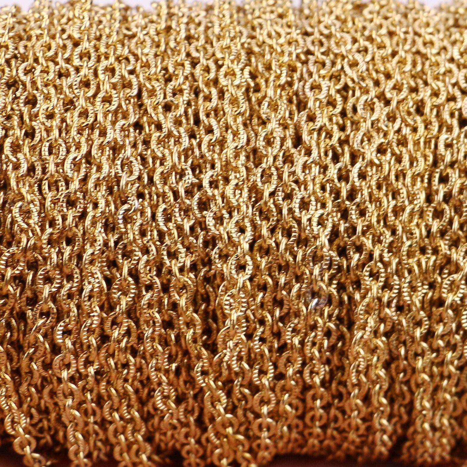 Chaîne En Acier Inoxydable Étanche Couleur Or (Vendue Au Mètre) Image3